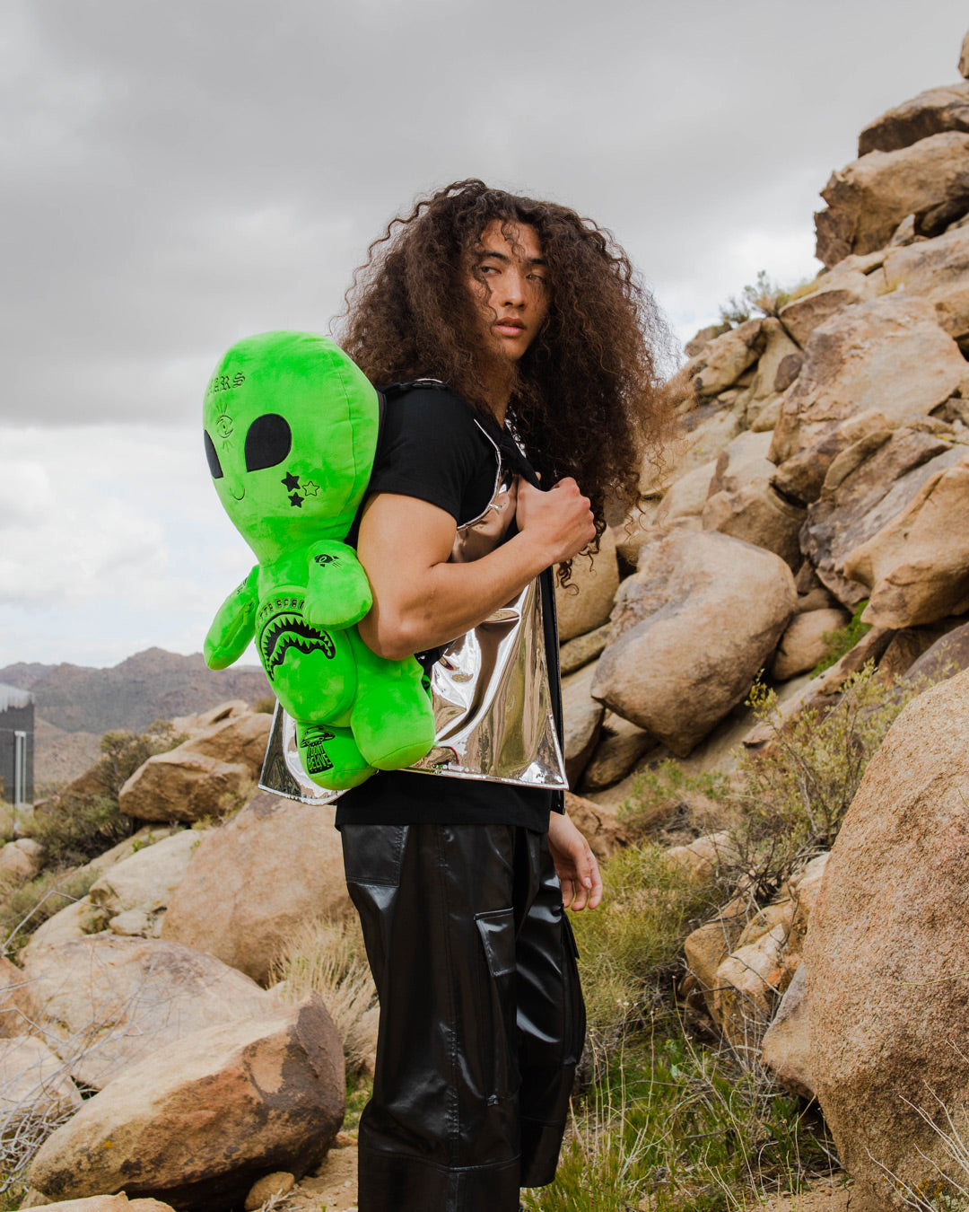 ALIEN PLUSH BACKPACK