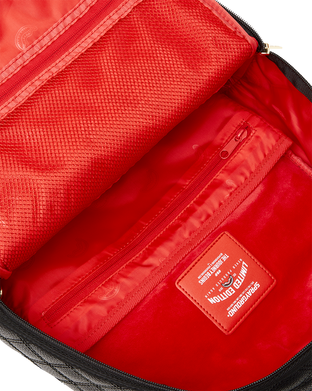 QUILT HAND PAINTED DIABLO BEAR BACKPACK (DLXV)