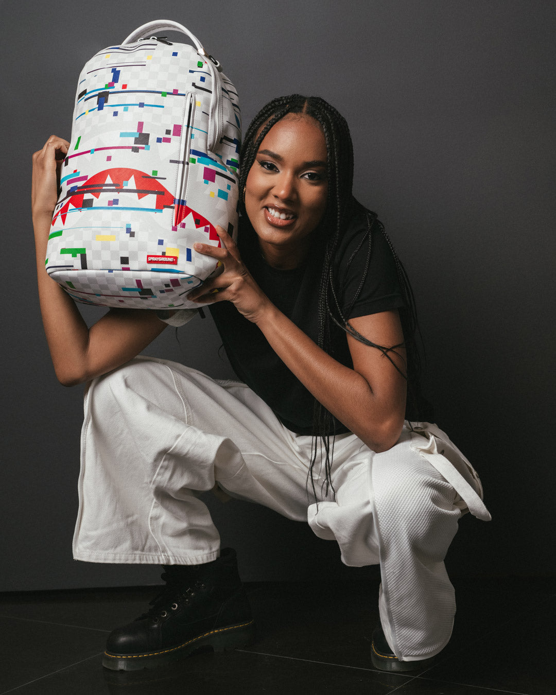 SHARKS IN PARIS GLITCH RIDER BACKPACK (DLXV)