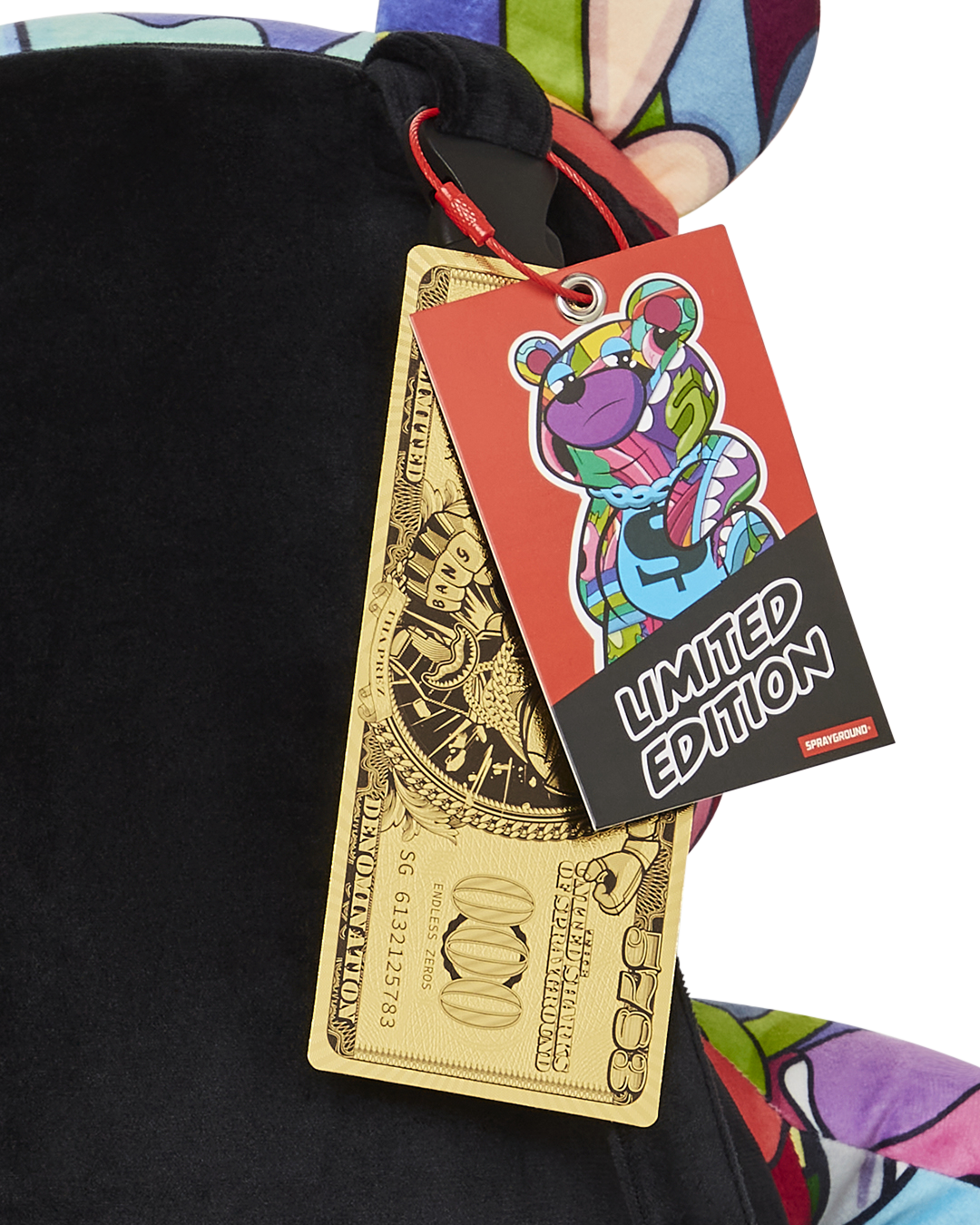 STEADY TRIPPIN MONEYBEAR TEDDYBEAR BACKPACK