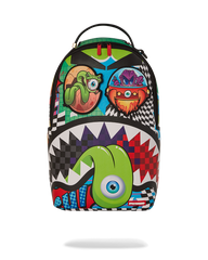 PSYCHO WORLD OF FUN BACKPACK (WITH REMOVABLE VELCRO EYE PATCHES)