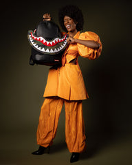 VELCRO SHARK - 3 INTERCHANGEABLE SHARKS BACKPACK (DLXV)