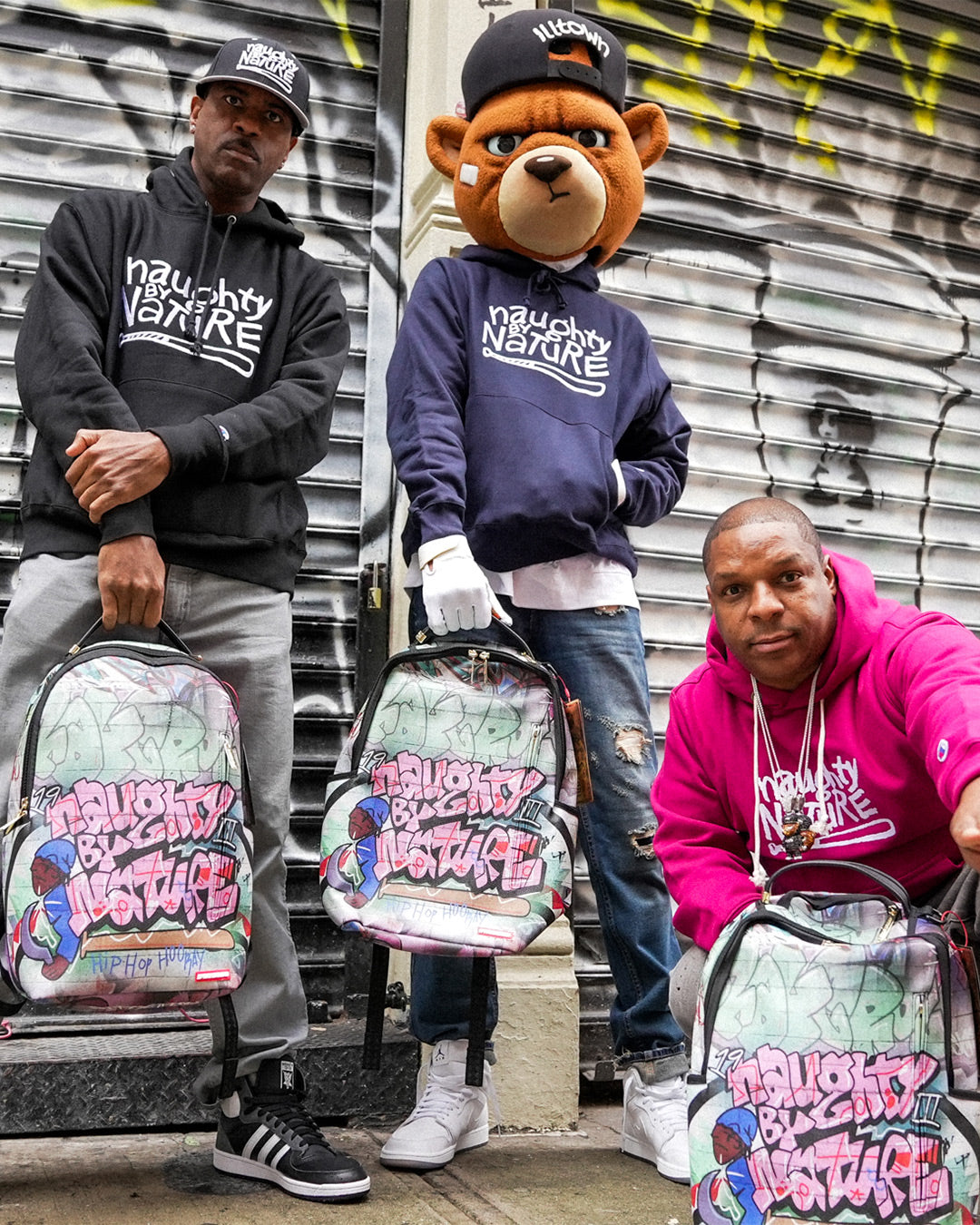 NAUGHTY BY NATURE HIP HOP HOORAY 30TH ANNIVERSARY COLLAB BACKPACK