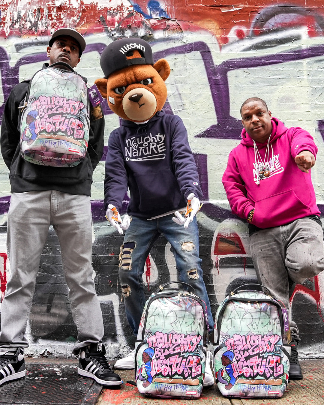 NAUGHTY BY NATURE HIP HOP HOORAY 30TH ANNIVERSARY COLLAB BACKPACK