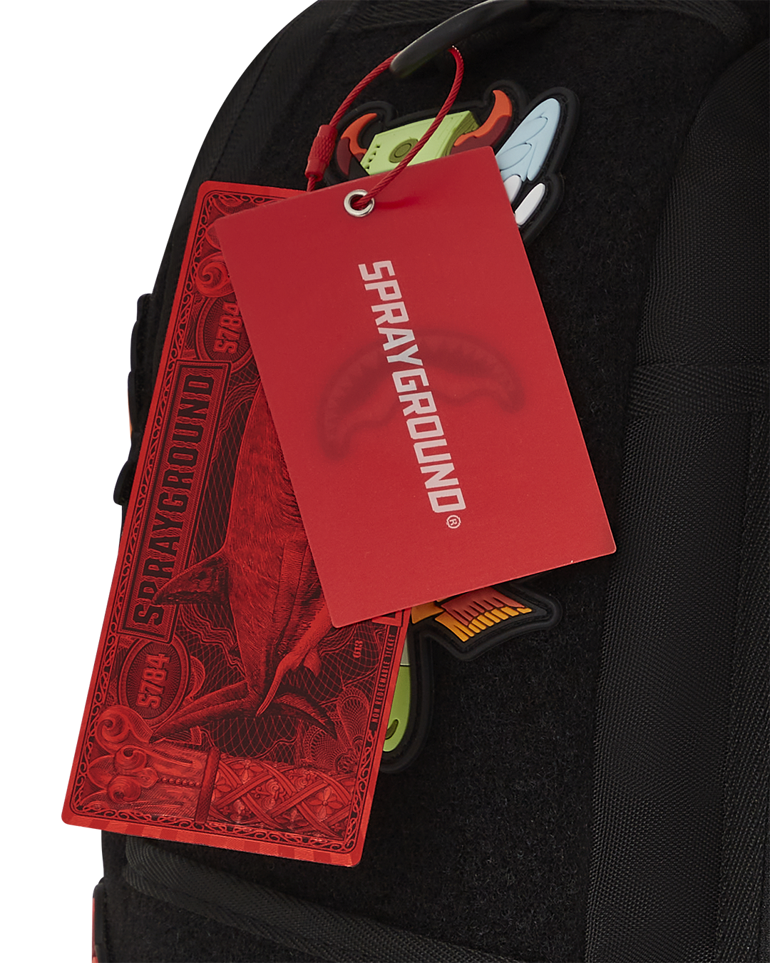 TRANCE PARTY PATCHES BACKPACK (23 VELCRO REMOVABLE PATCHES)