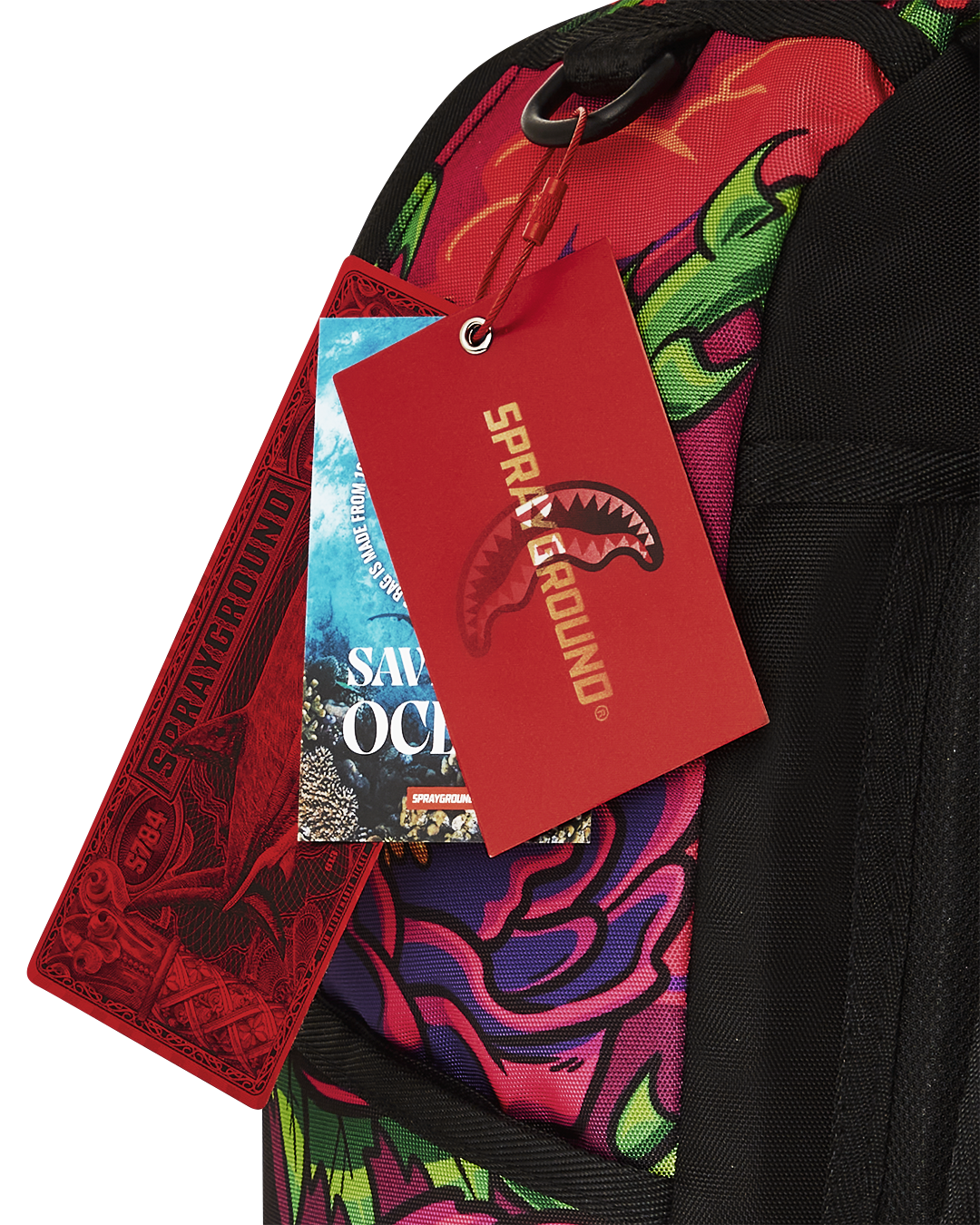 MONEYBEAR MEAN LEAN SHARK MACHINE BACKPACK