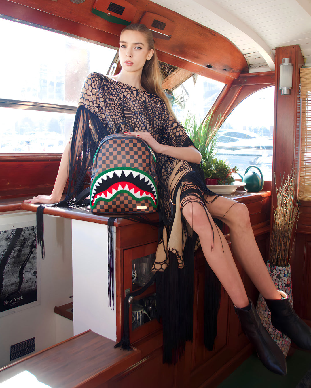 ROMEO AIR ITALIA SHARK SAVAGE BACKPACK