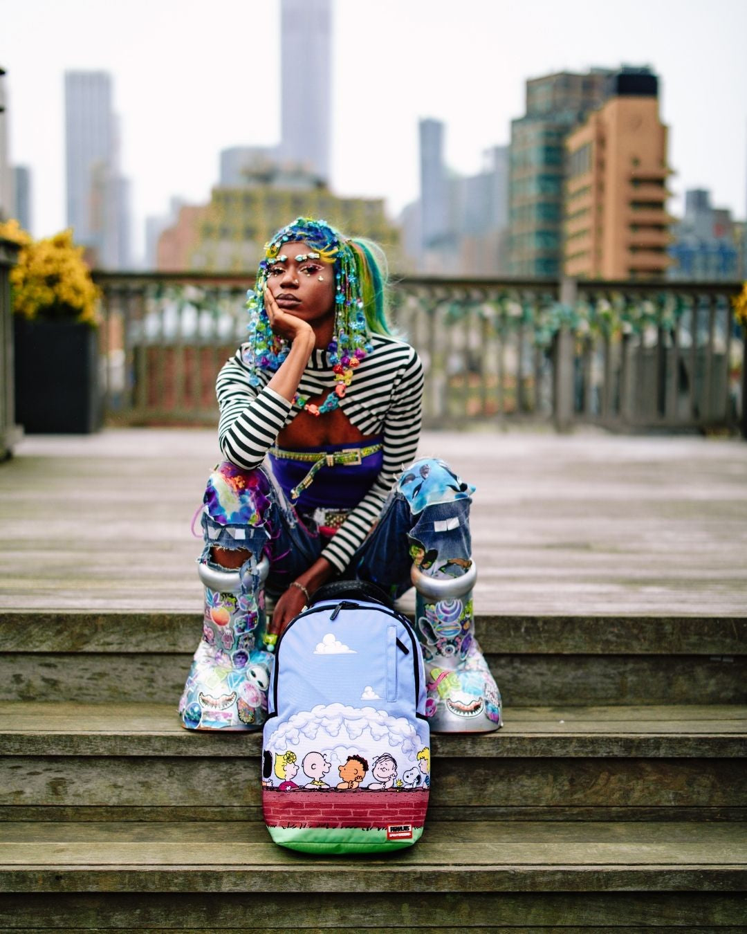 PEANUTS FAM DLXSR BACKPACK