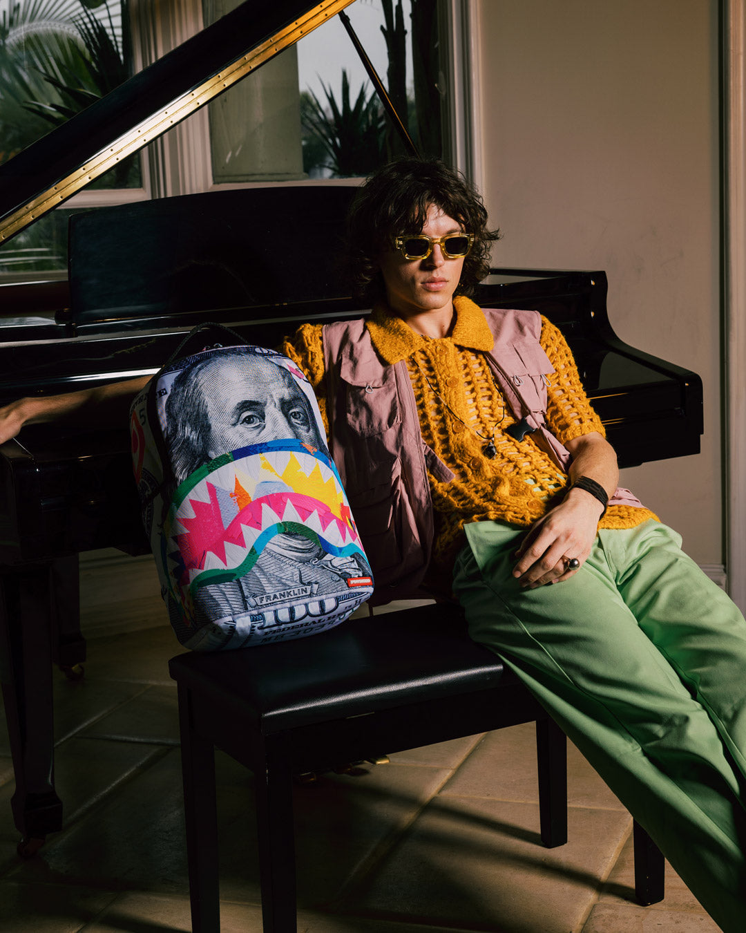 I PAINT ON MONEY DLXSR BACKPACK