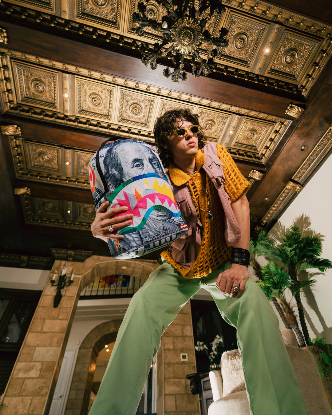 I PAINT ON MONEY DLXSR BACKPACK