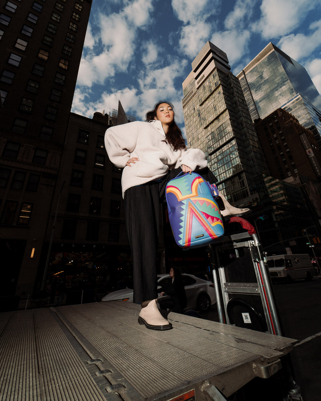 I'M ON VACATION ON MY YACHT BACKPACK