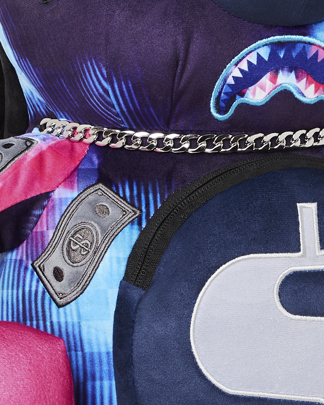 SHARKCLUB ELECTRONICA MONEYBEAR TEDDYBEAR BACKPACK