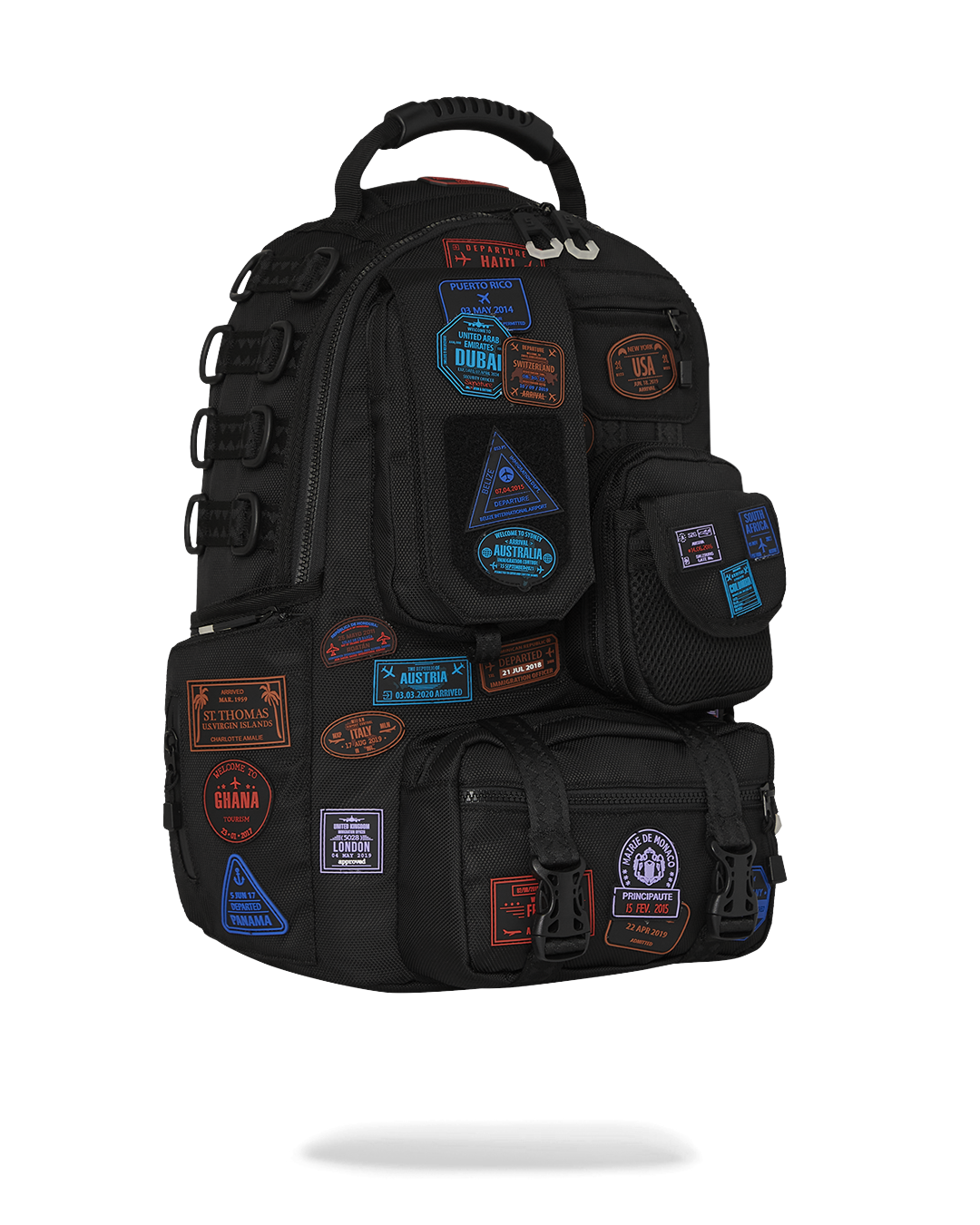 JAMES FIRST CLASS I GOT THESE STAMPS BACKPACK