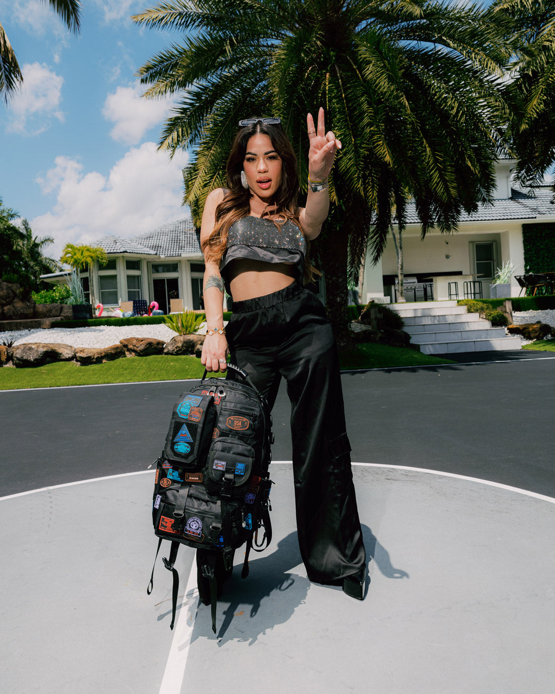 JAMES FIRST CLASS I GOT THESE STAMPS BACKPACK