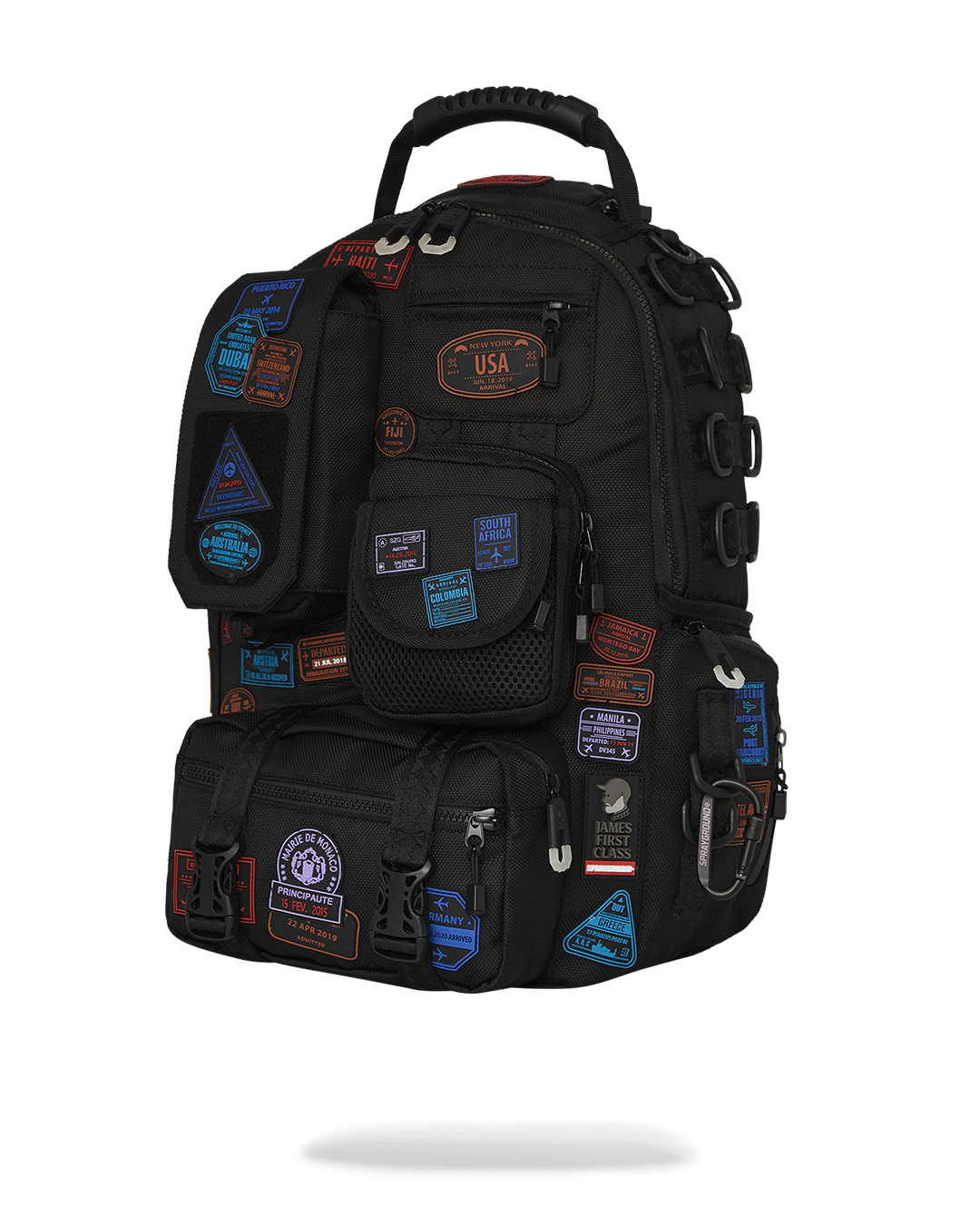 JAMES FIRST CLASS I GOT THESE STAMPS BACKPACK