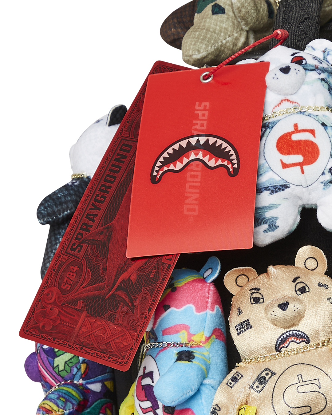 PACK OF BEARS REAL PLUSH BEARS RUNWAY PIECE BACKPACK - SUPER EXCLUSIVE