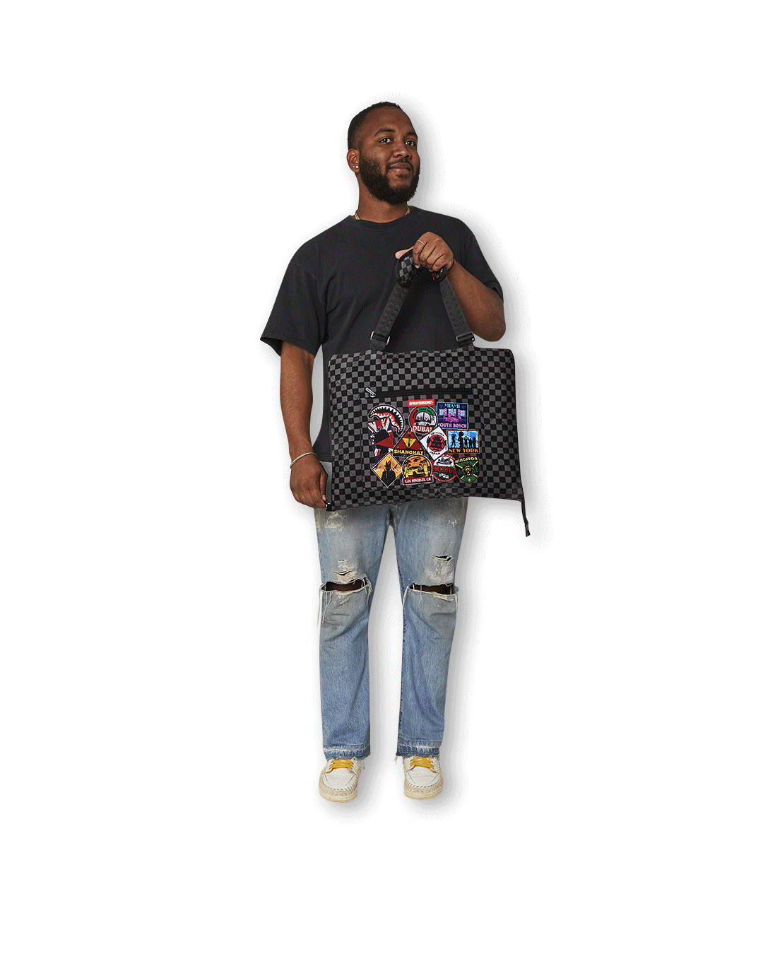 GLOBAL MOGUL UNLIMITED MILES PACKABLE BEACH MAT BLANKET WATER RESISTANT CONVERTIBLE TOTE