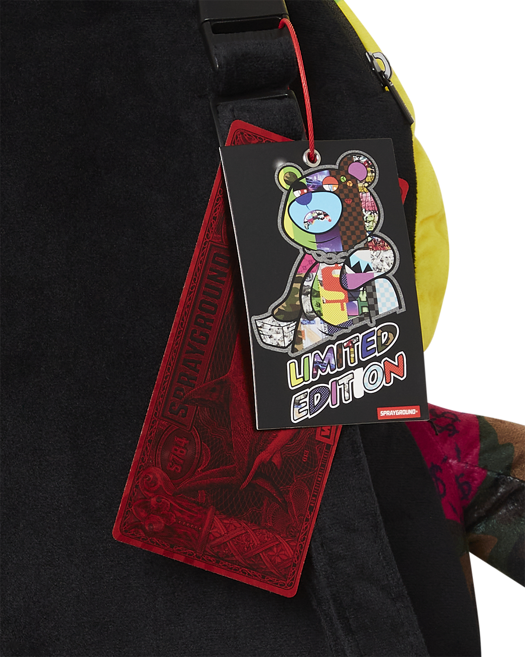 SHARK MASTERPIECES MONEYBEAR TEDDYBEAR BACKPACK