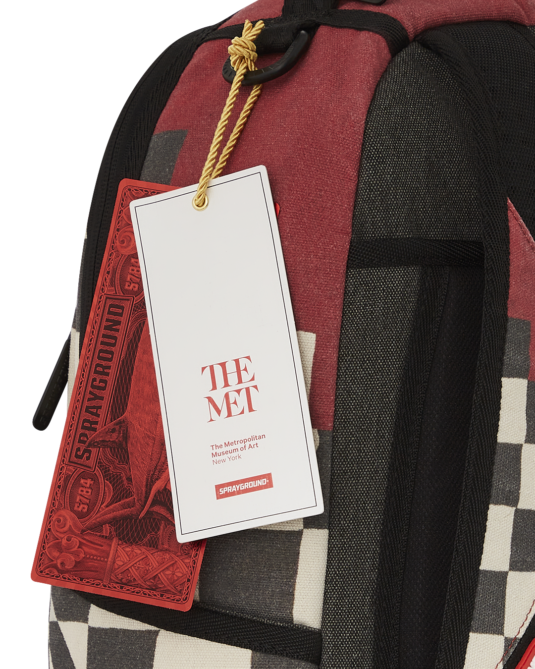 THE MET INCA CHECKERBOARD BACKPACK