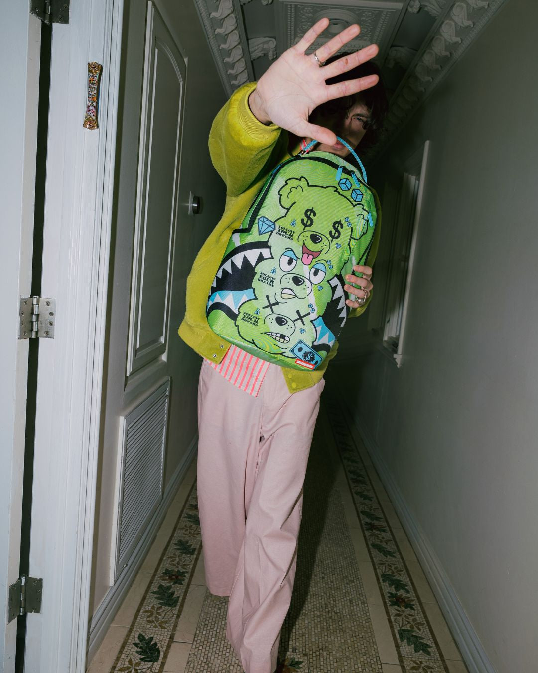 MONEY BEAR SEEING TRIPLE DLXSR BACKPACK