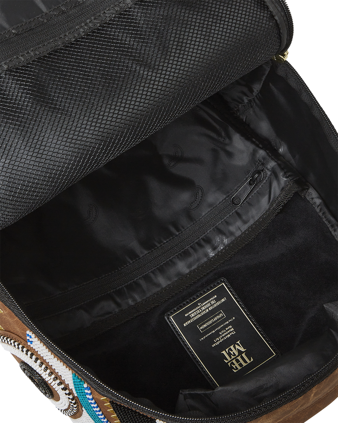 THE MET KUBA KINGDOM HEADDRESS BACKPACK