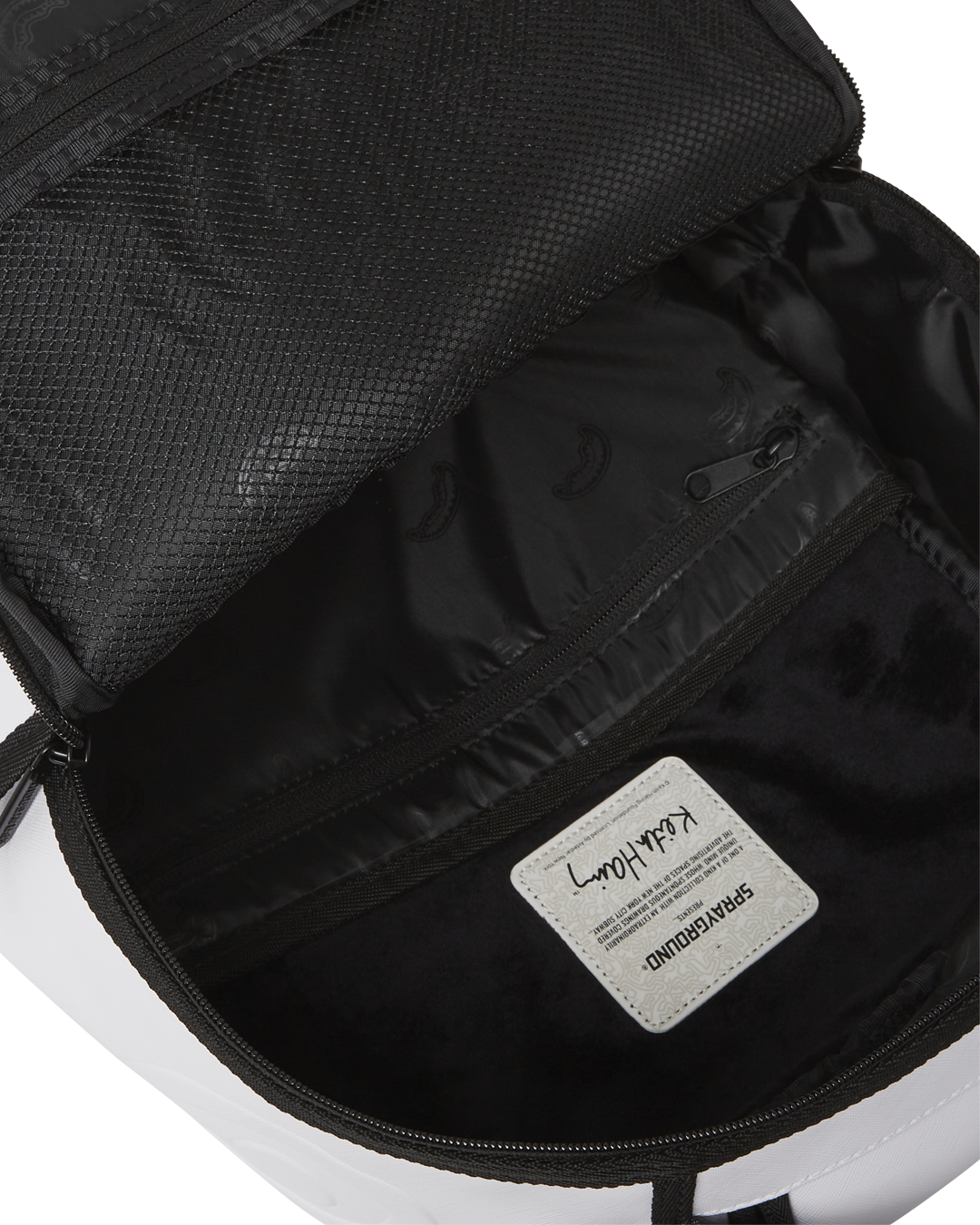 KEITH HARING BIG BLUE PURSE ART BACKPACK