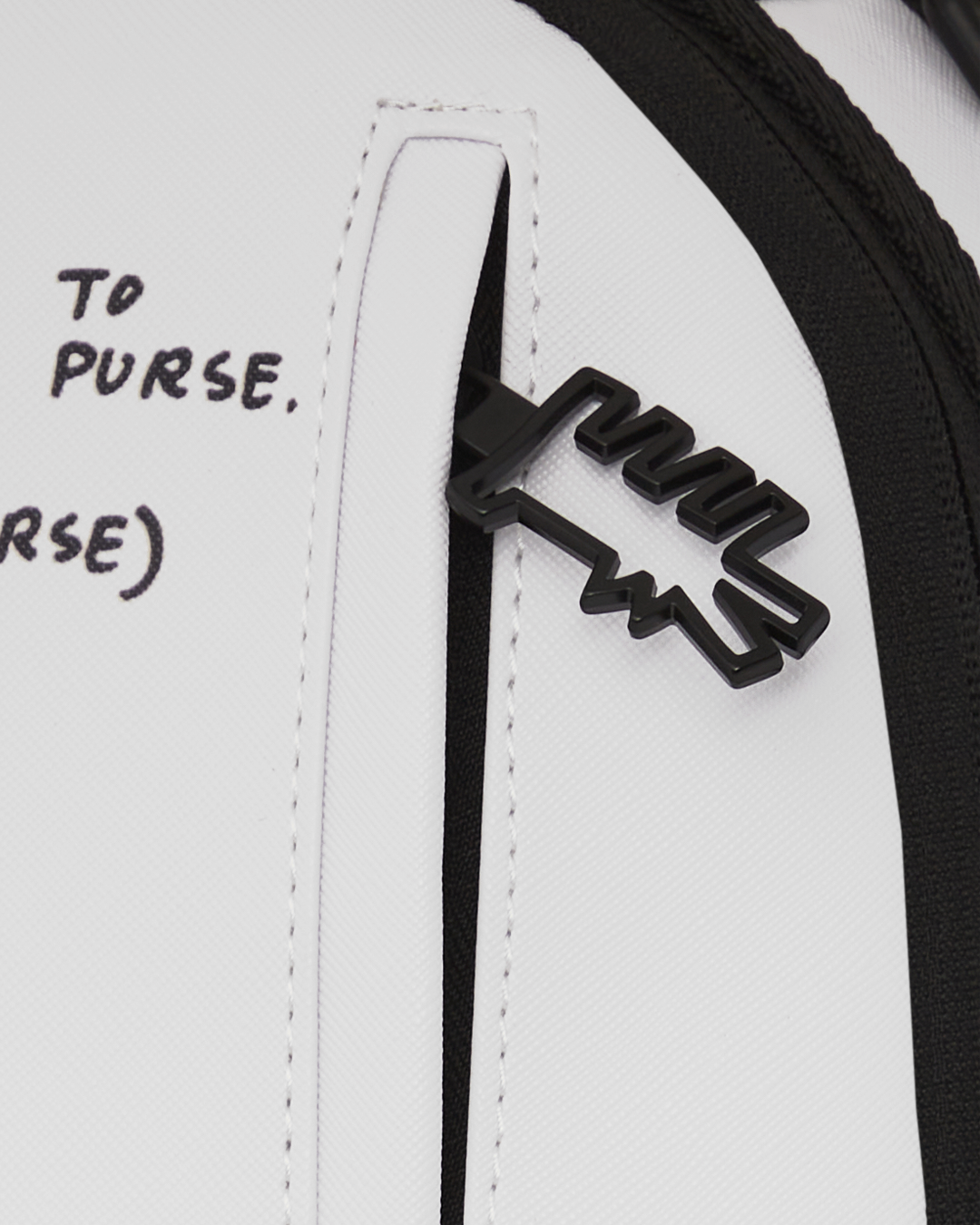 KEITH HARING BIG BLUE PURSE ART BACKPACK