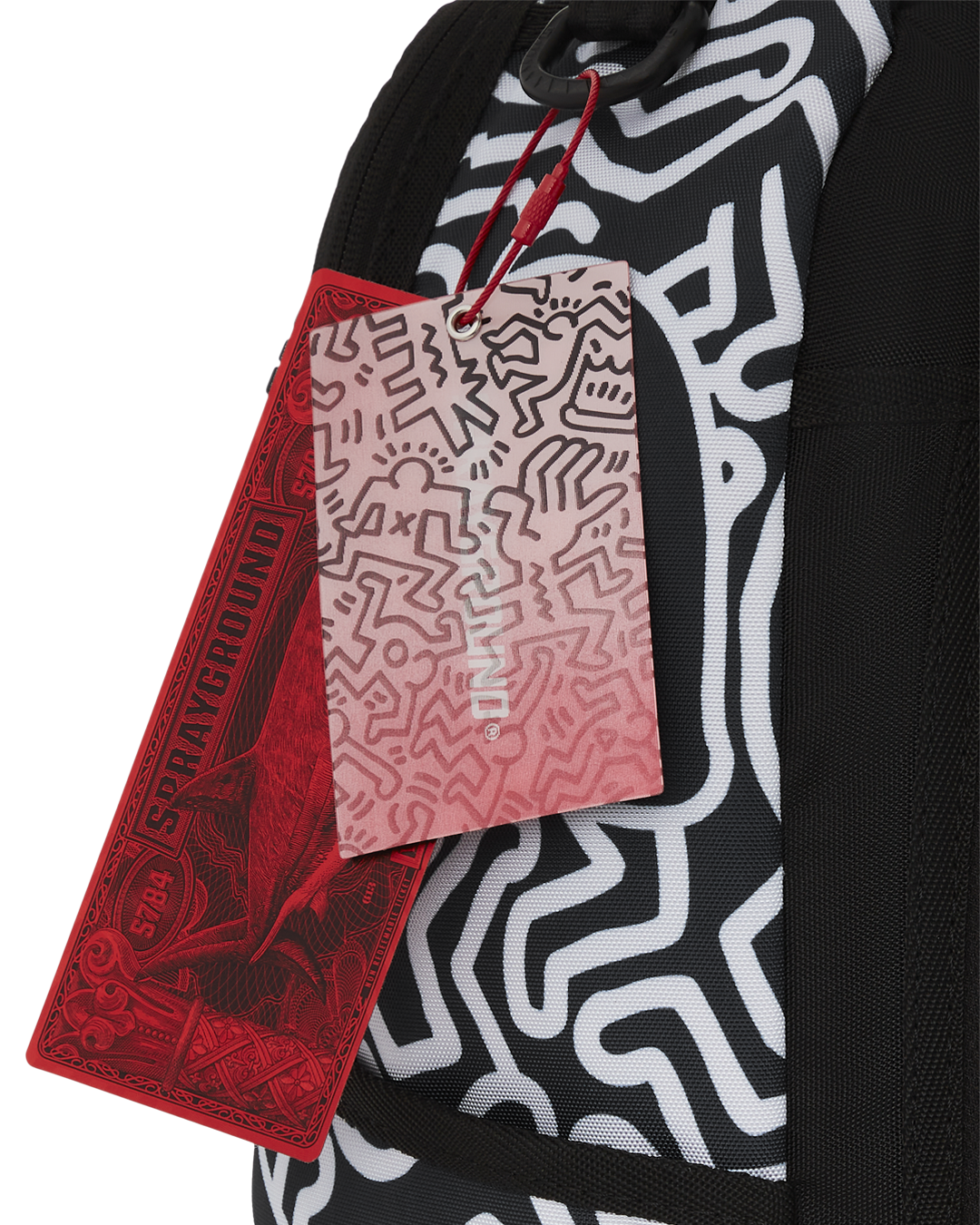KEITH HARING SKATER SHARK DLXSR BACKPACK