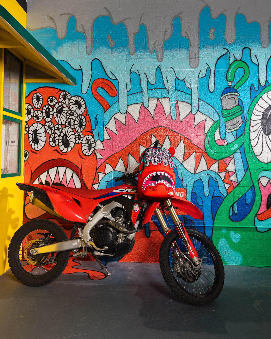 JORGE RODRIGUEZ THE ARTIST COLLAB BLINKY SHARK BACKPACK