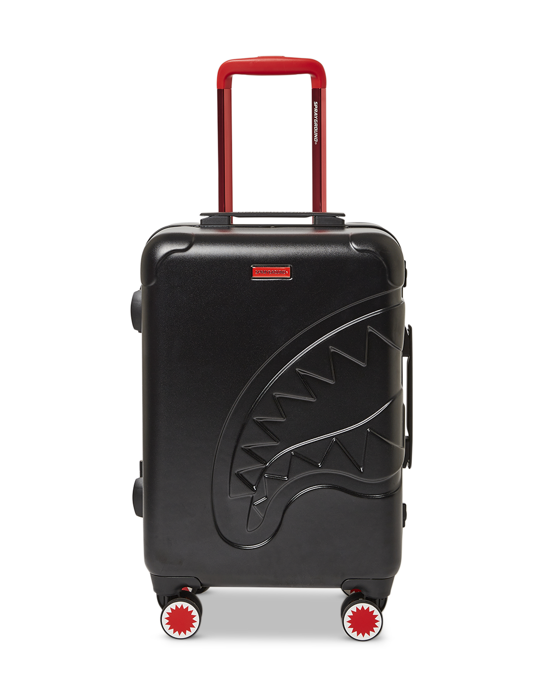 MOLDED SHARKITECTURE BLACK HARDSHELL CARRY-ON LUGGAGE