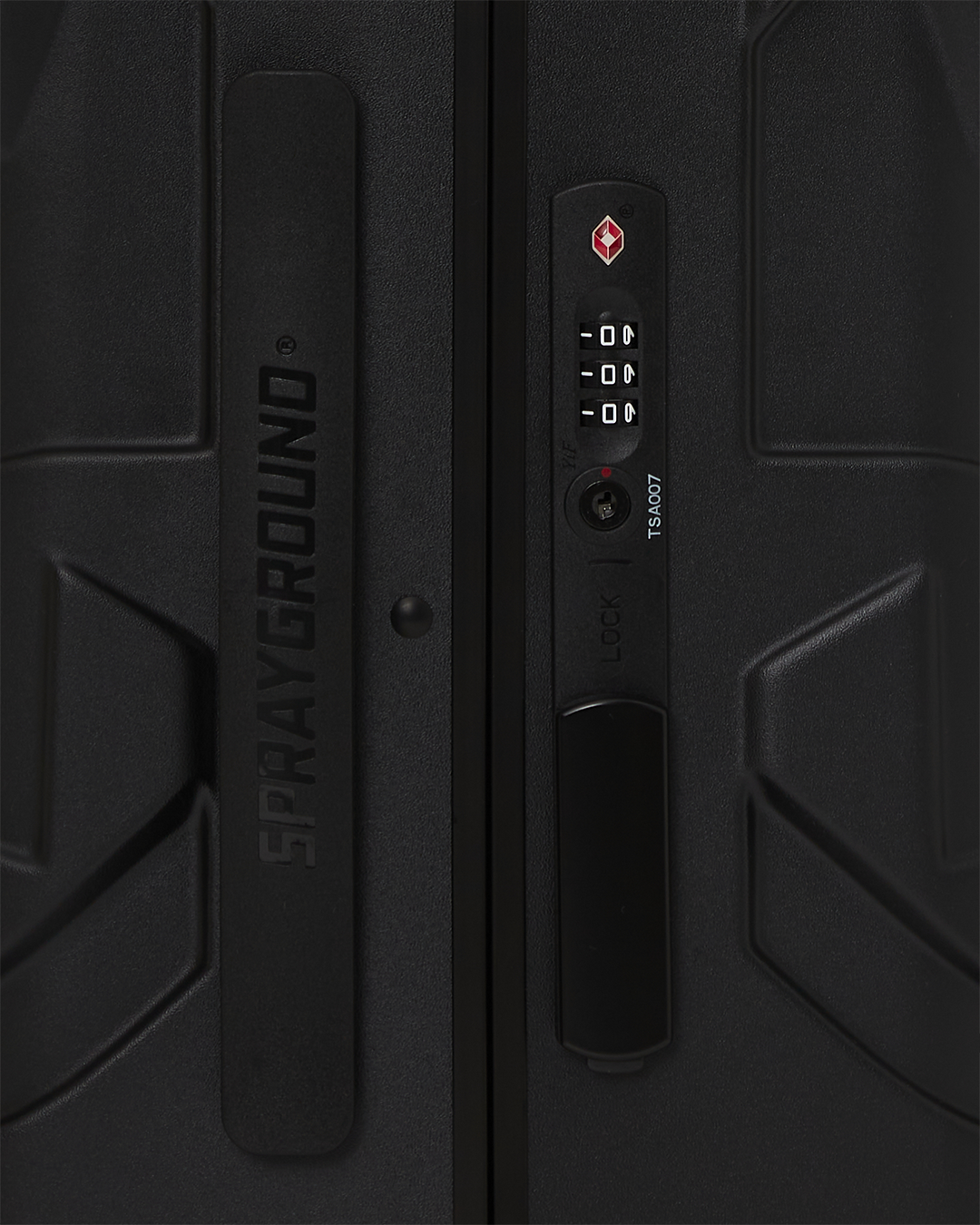 REALITY CHECK SHARKITECTURE CARRY-ON JETBLACK LUGGAGE (GUNMETAL HARDWARE)