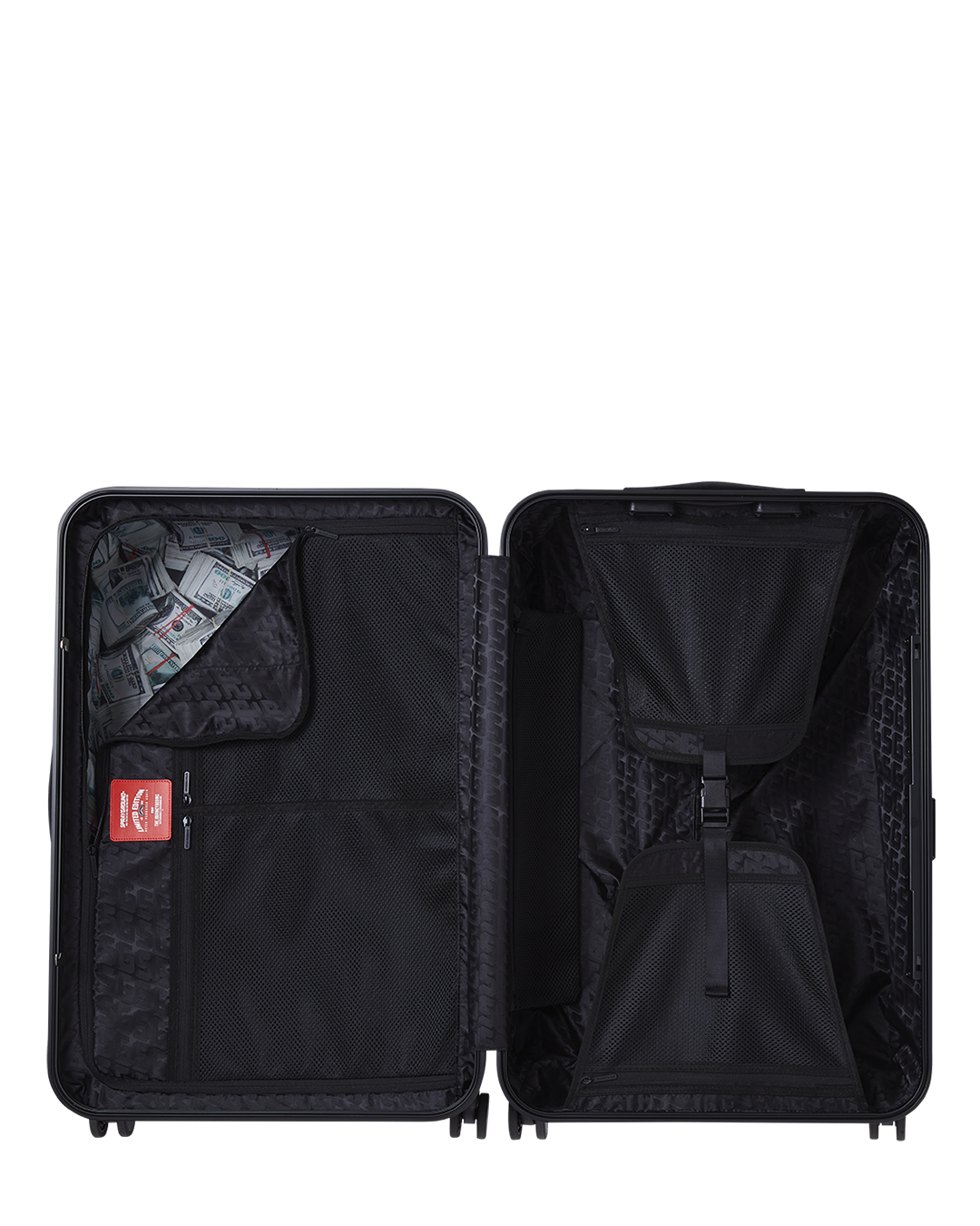REALITY CHECK SHARKITECTURE FULL-SIZE JETBLACK LUGGAGE (GUNMETAL HARDWARE)