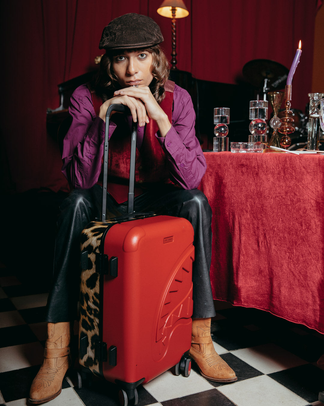 SHARK MILES PER HOUR SHARKITECTURE CARRY-ON LUGGAGE