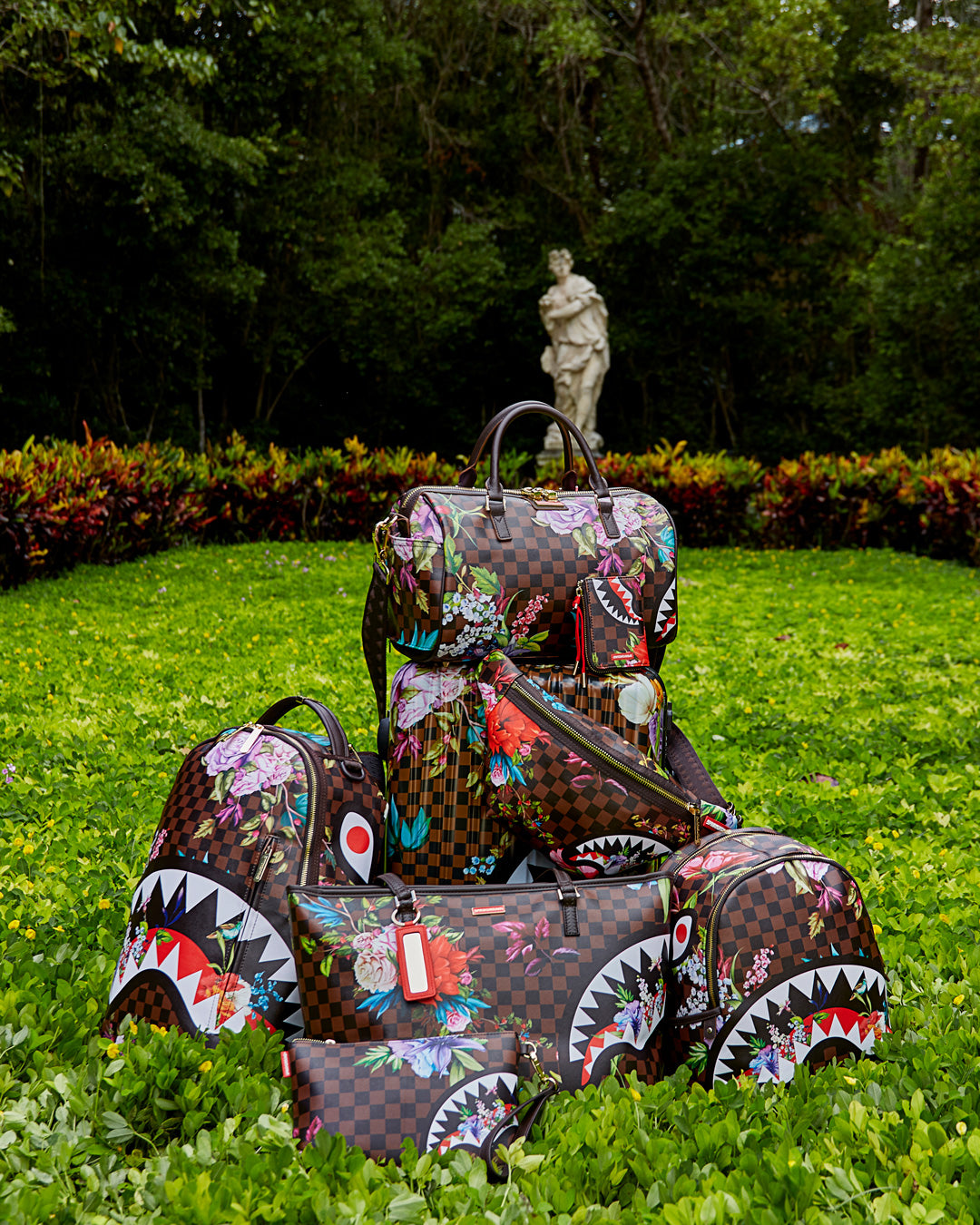 GARDEN OF SHARKS MINI DUFFLE