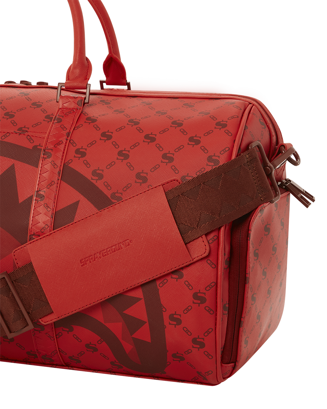 MONEY PATTERN BRICK DUFFLE