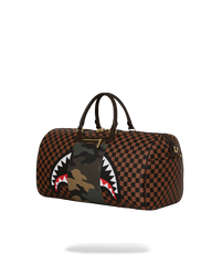 EXTERIOR GOLD ZIP POCKET SHARKS IN PARIS DUFFLE