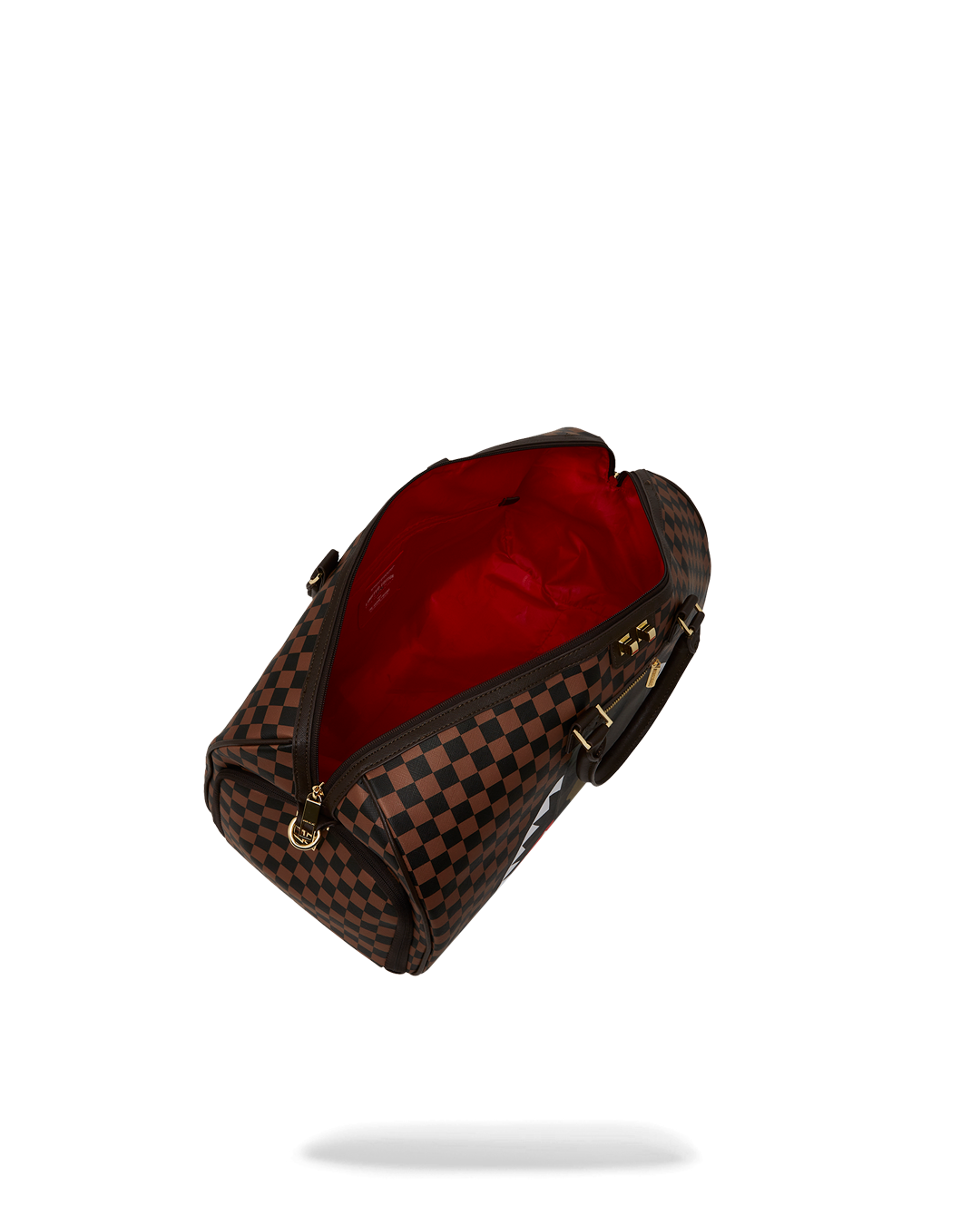 EXTERIOR GOLD ZIP POCKET SHARKS IN PARIS DUFFLE