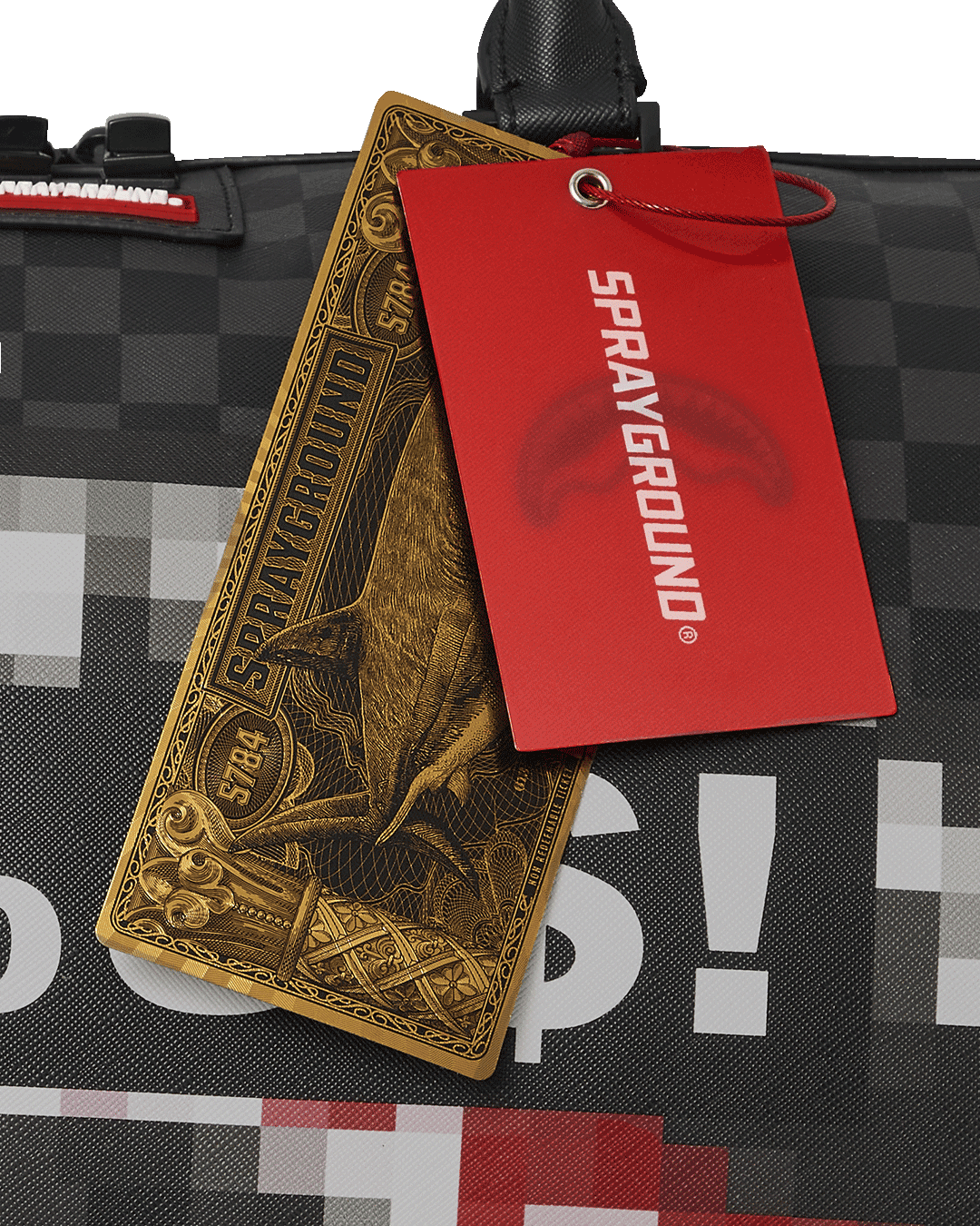 WHAT THE BEEP' SHARK DUFFLE