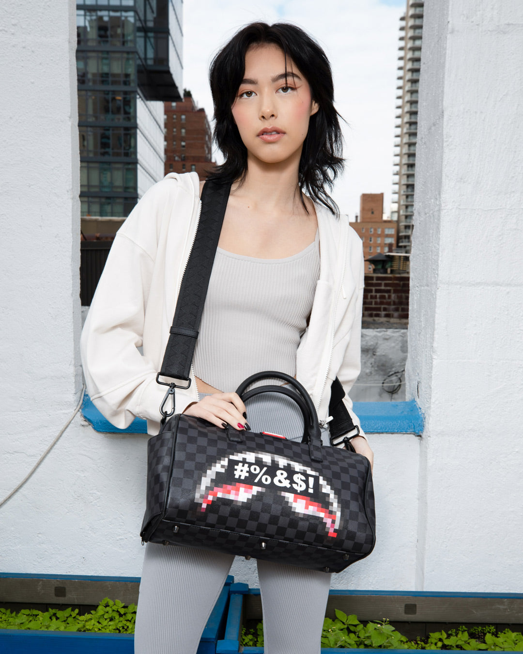 WHAT THE BEEP' SHARK MINI DUFFLE