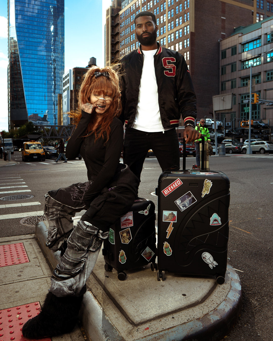 THE JOURNEY BEGINS SHARKITECTURE FULL-SIZE LUGGAGE