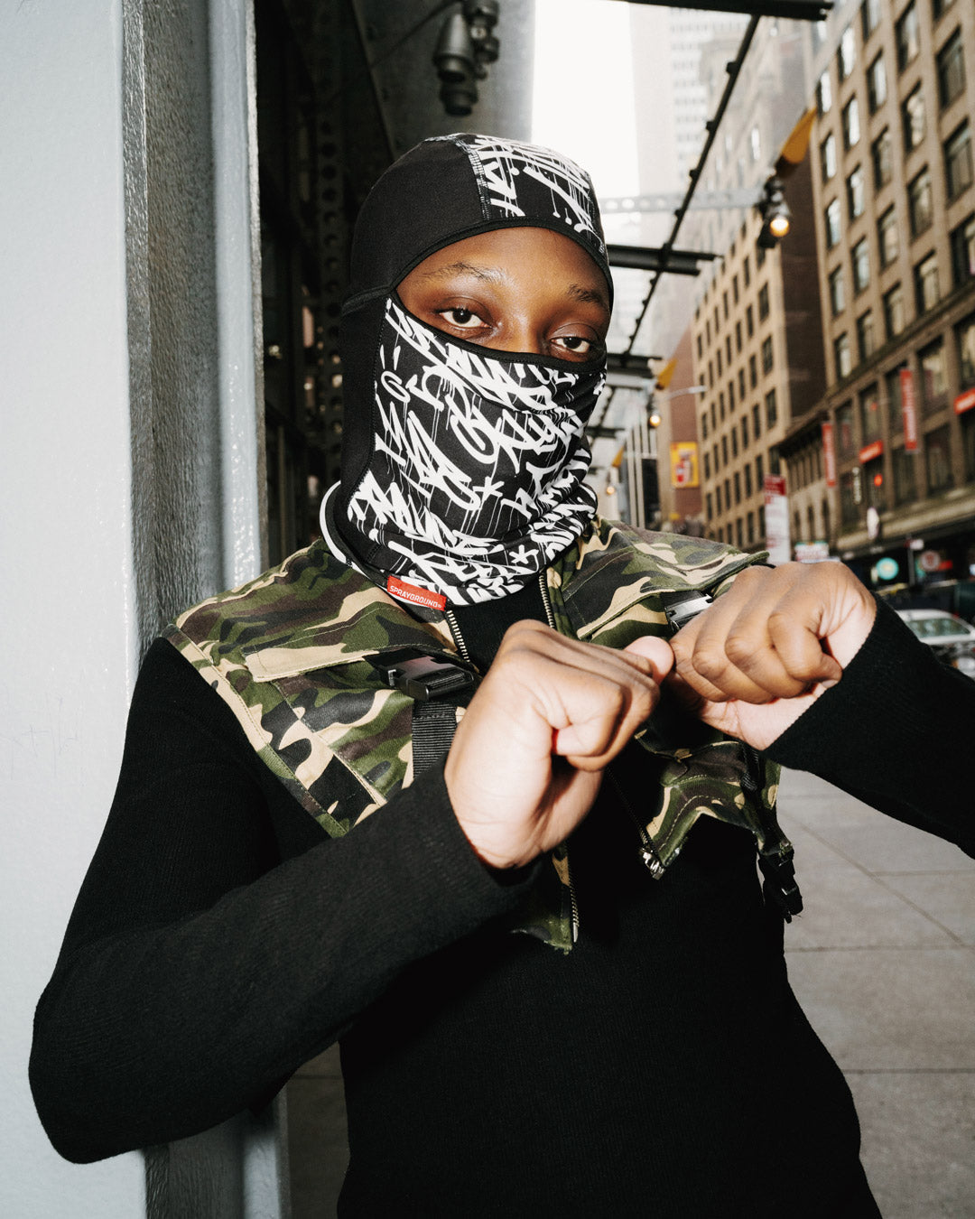 MIDNIGHT DESIGNER SKI MASK