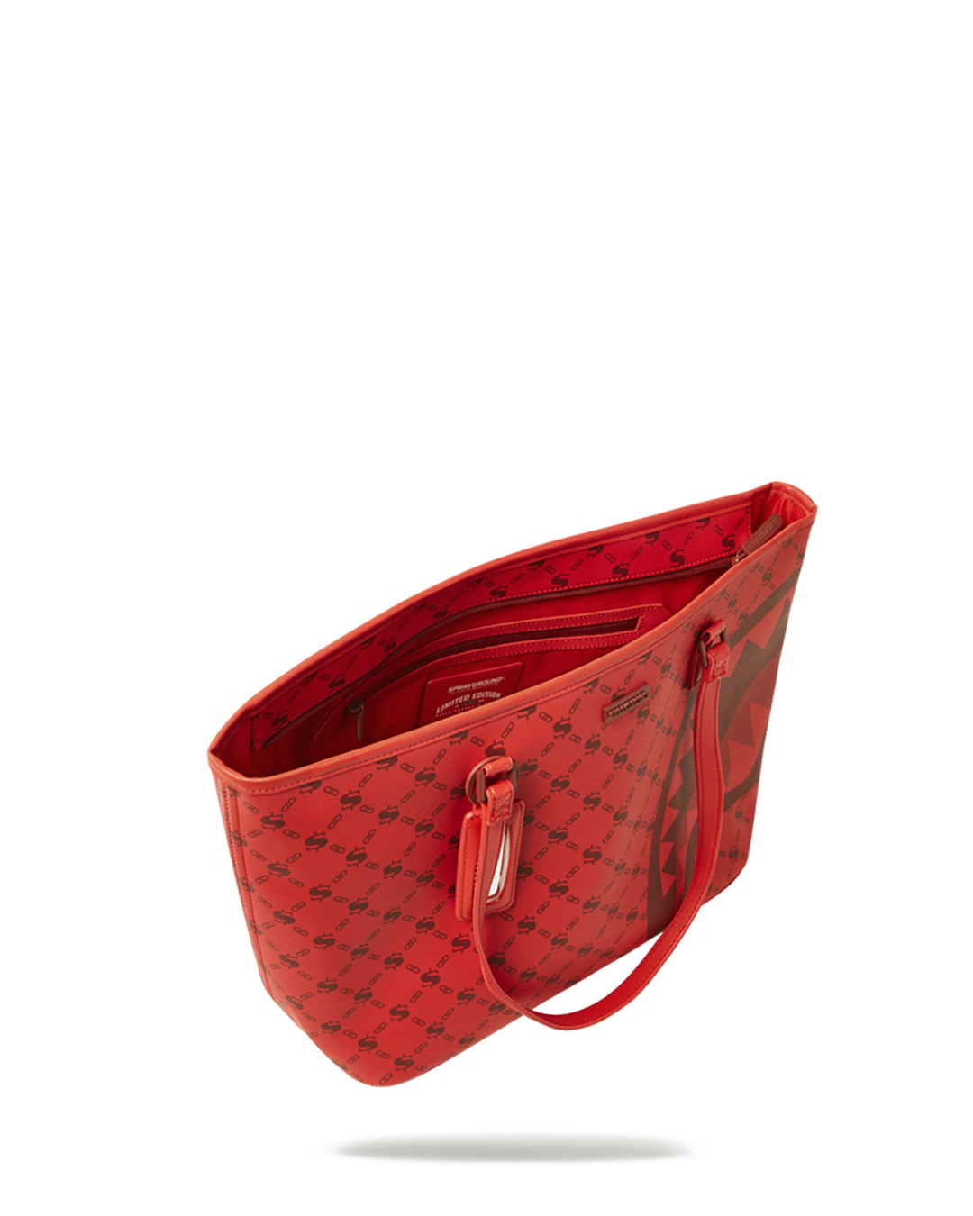 MONEY PATTERN BRICK TOTE