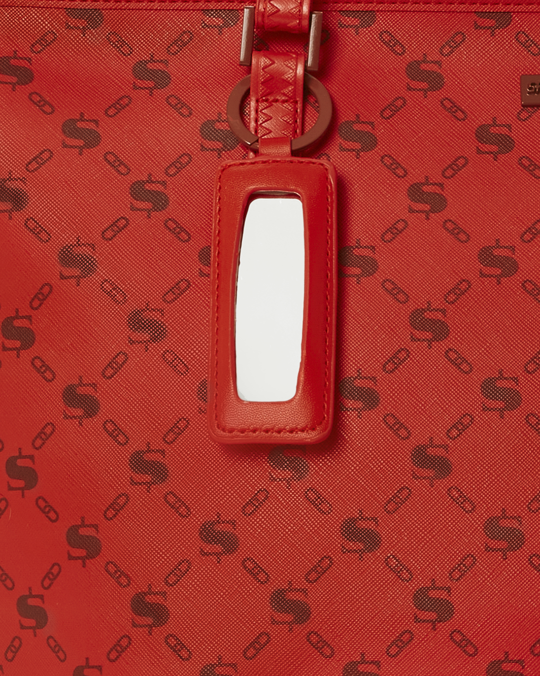 MONEY PATTERN BRICK TOTE