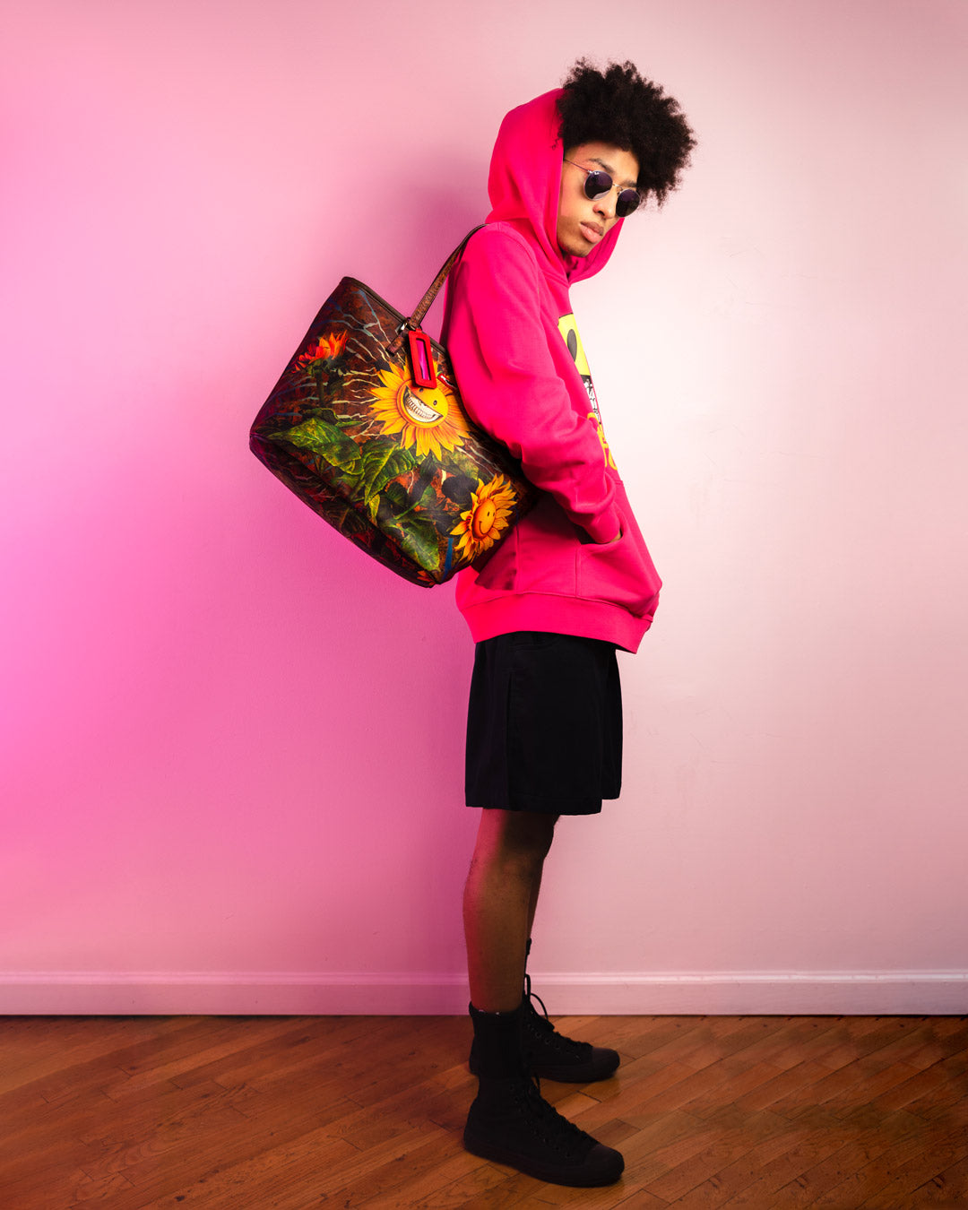 SUNFLOWER GRIN RON ENGLISH COLLAB TOTE