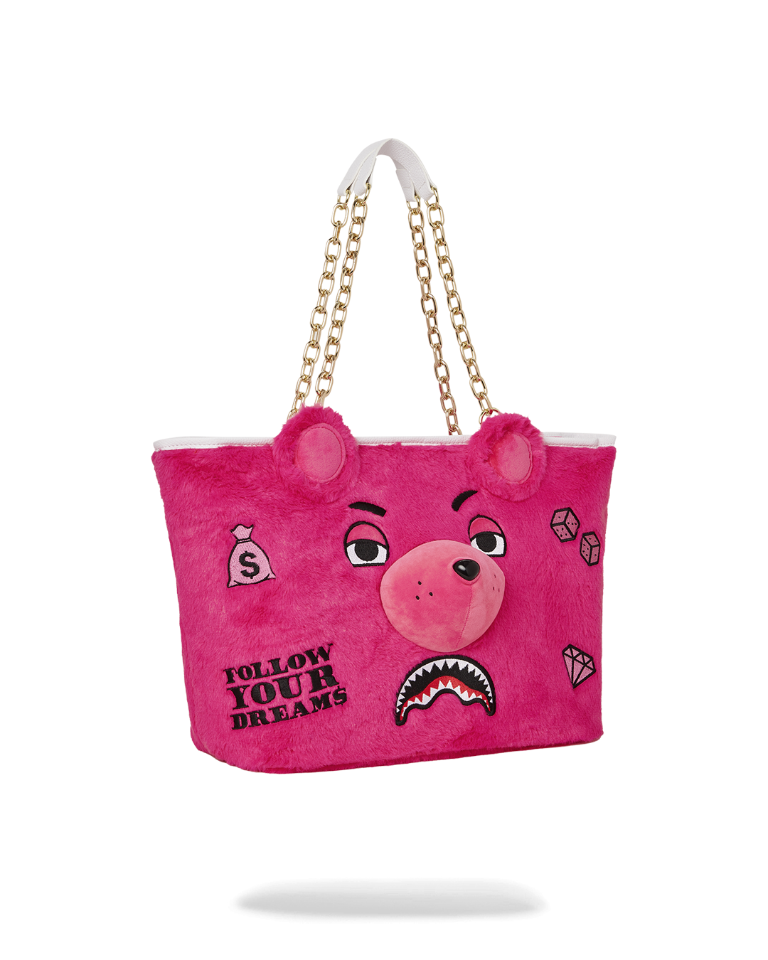 PLUSH MONEYBEAR TOTE (PINK)