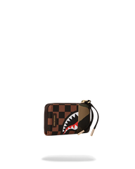 EXTERIOR GOLD ZIP POCKET SHARKS IN PARIS WALLET