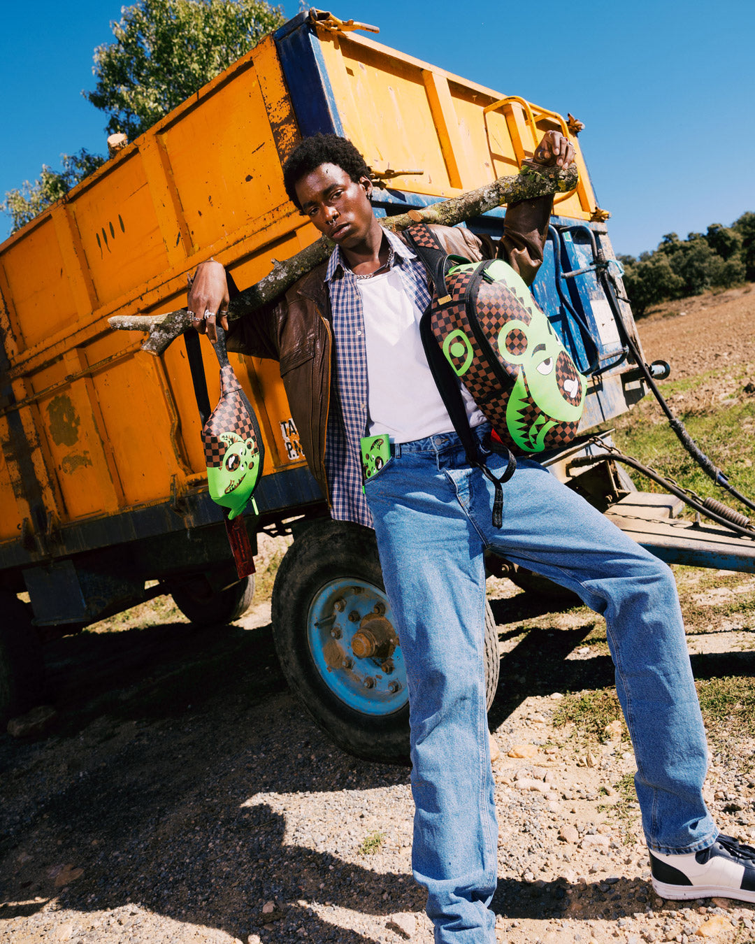 GREEN MONEY BEAR WALLET