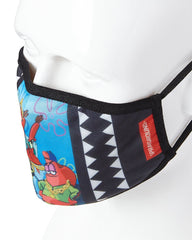 ADULT SPONGEBOB TRACK SUIT FORM FITTING FACE-COVERING