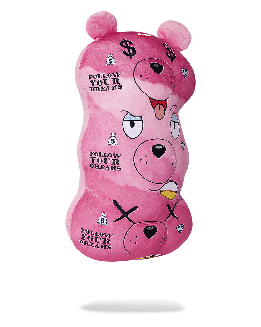 MONEYBEAR TRIPLE PINK PLUSH TOY/PILLOW