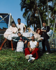 KNIT SHARKS IN PARIS IN CREAM OG SLING